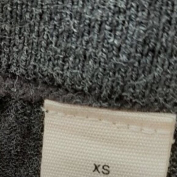 MOTH / Anthropologie Wool Blend Fine Knit Pull-On Comfy Legging Pants Gray Sz XS - Picture 11 of 14